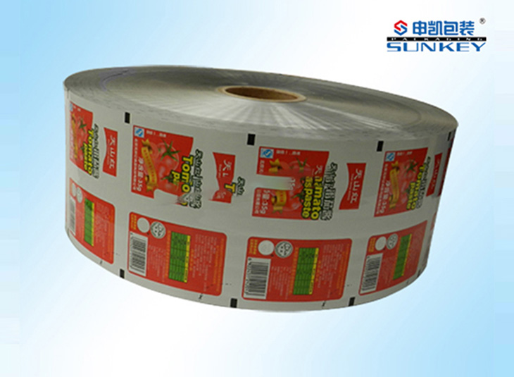 番茄醬自動包裝卷膜|食品鋁箔膜|自動包裝膜 番茄醬自動包裝卷膜|食品鋁箔膜|自動包裝膜